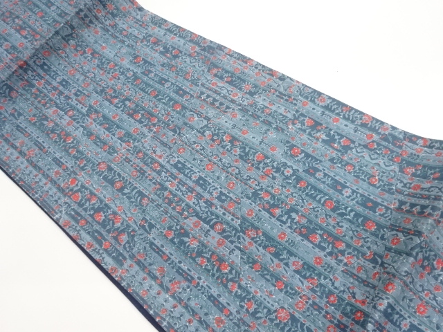 JAPANESE FUKURO OBI / FLORAL PLANTS